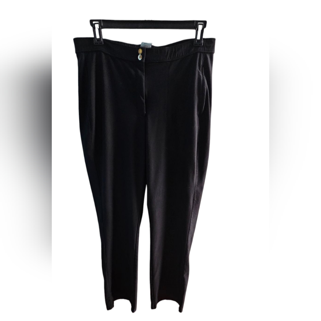 Nike -Women's Dri-Fit Pants Slacks Zip-Up Button Closure Silky Stretchy Athletic